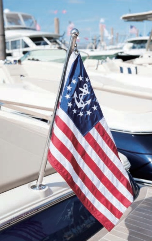 MAGNETIC FLAG POLE application image